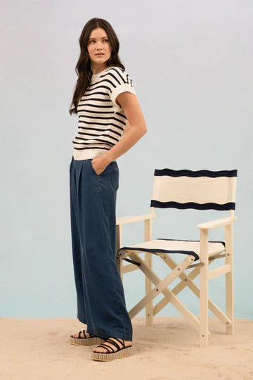 NAVY STRIPE PULLOVER