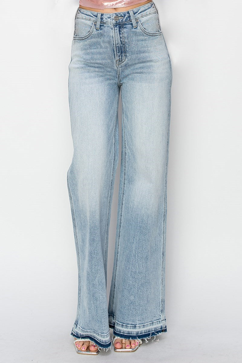 RISEN WIDE SHADOW HEM JEANS