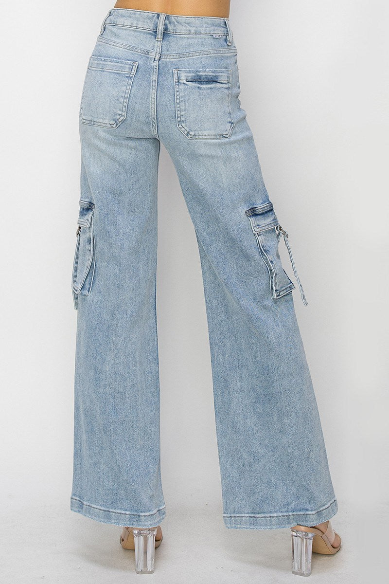RISEN CARGO WIDE JEANS