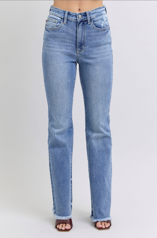 Judy Blue Frayed Hem Bootcut