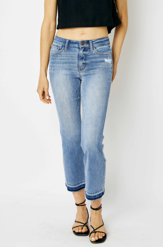 JUDY BLUE CROPPED BOOTCUT