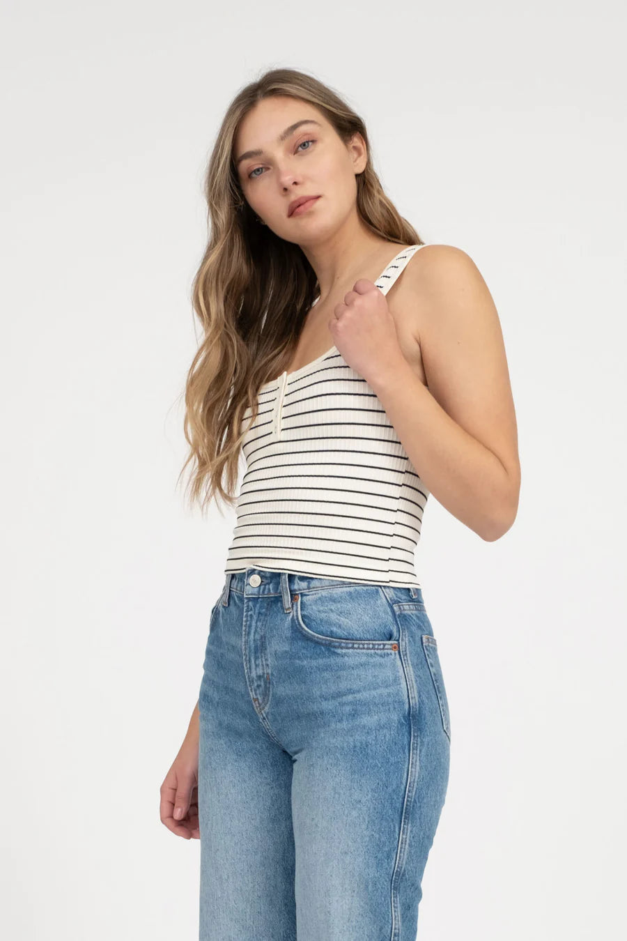 STRIPED HENLEY TANK
