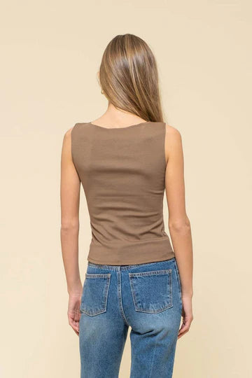 BOAT NECK TOP