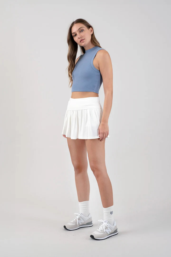 RIBBED CROPPED TOP