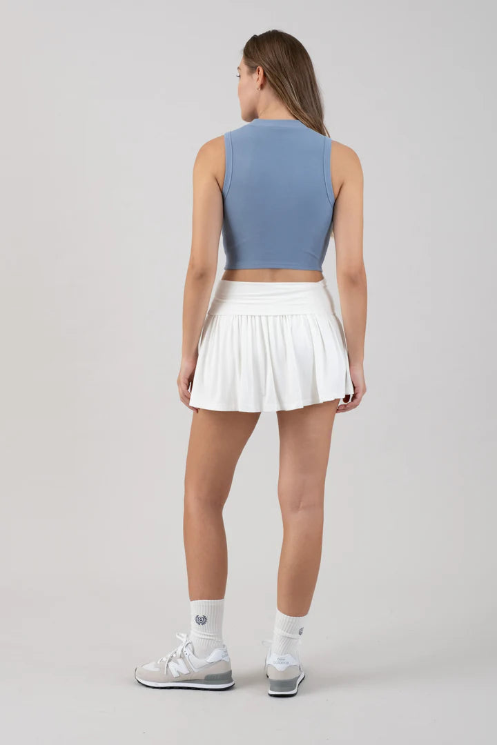RIBBED CROPPED TOP