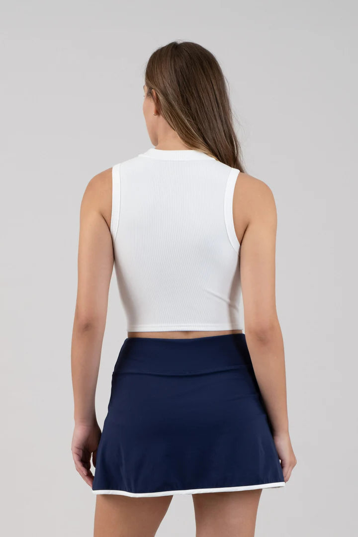RIBBED CROPPED TOP
