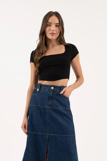 CORSET CROP TOP