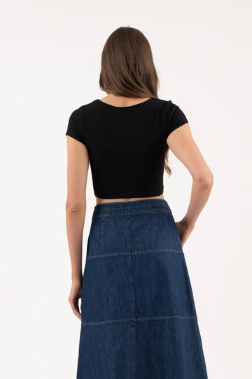 CORSET CROP TOP
