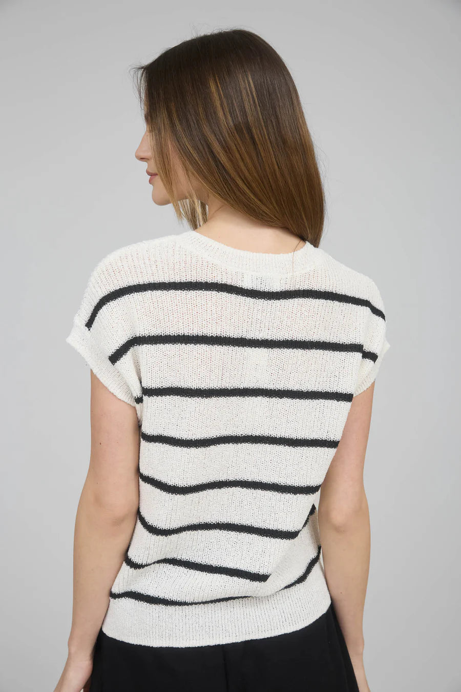 STRIPE KNIT SWEATER