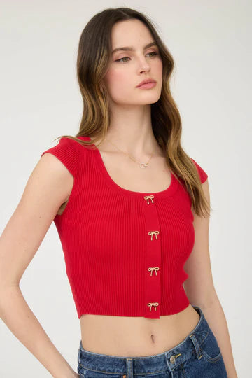 BOW CROPPED TOP