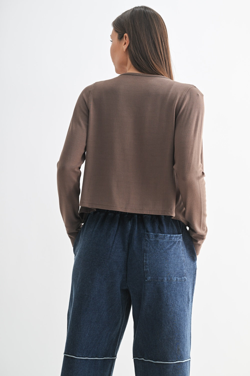 Ballet Tie-Front Sweater
