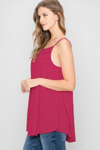 Ladder Trim Smocked Cami