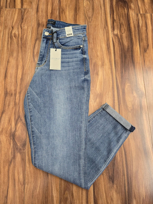 JUDY BLUE PLUS CUFFED SLIM