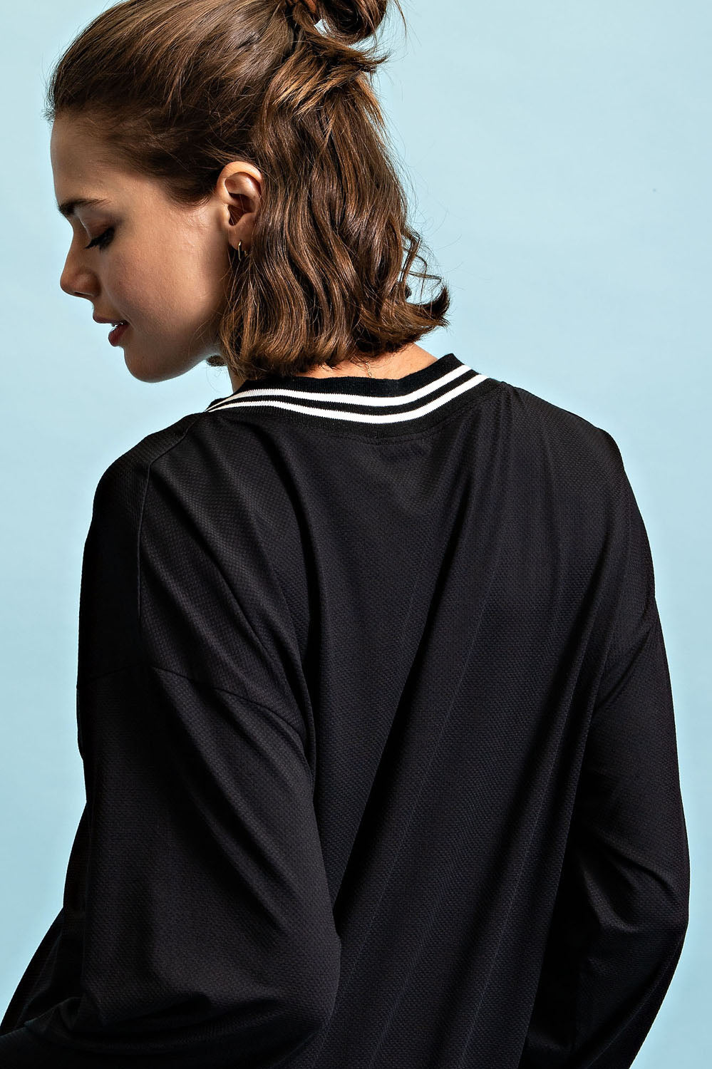 Quick-Dry V-Neck Sweatshirt