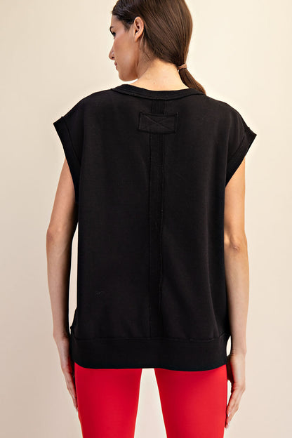 Oversized French Terry Vest