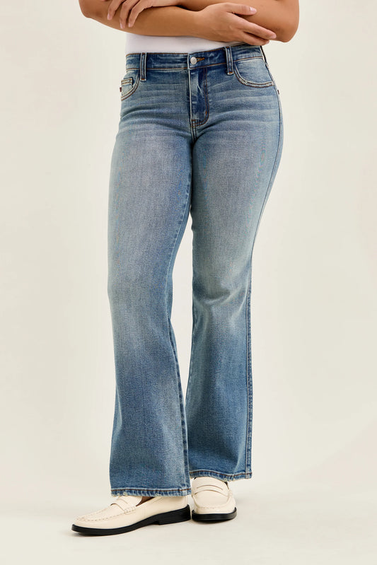 Judy Blue DAISY Low Bootcut