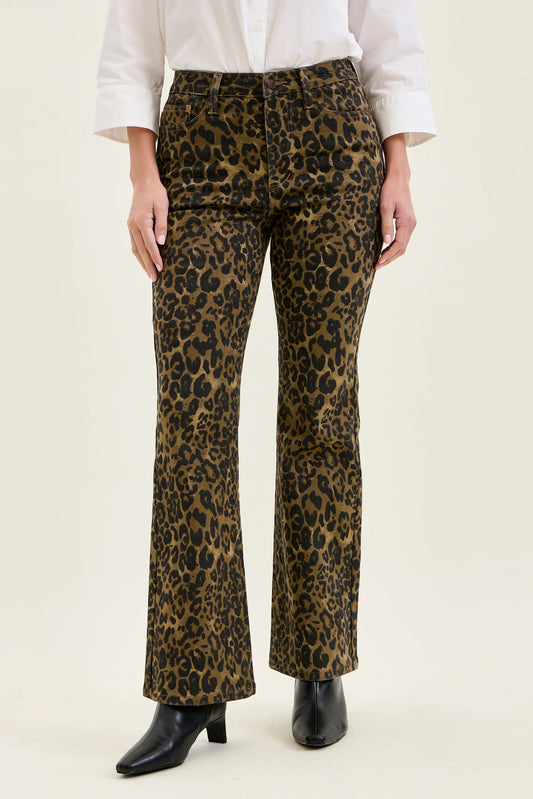 Judy Blue Leopard Bootcut