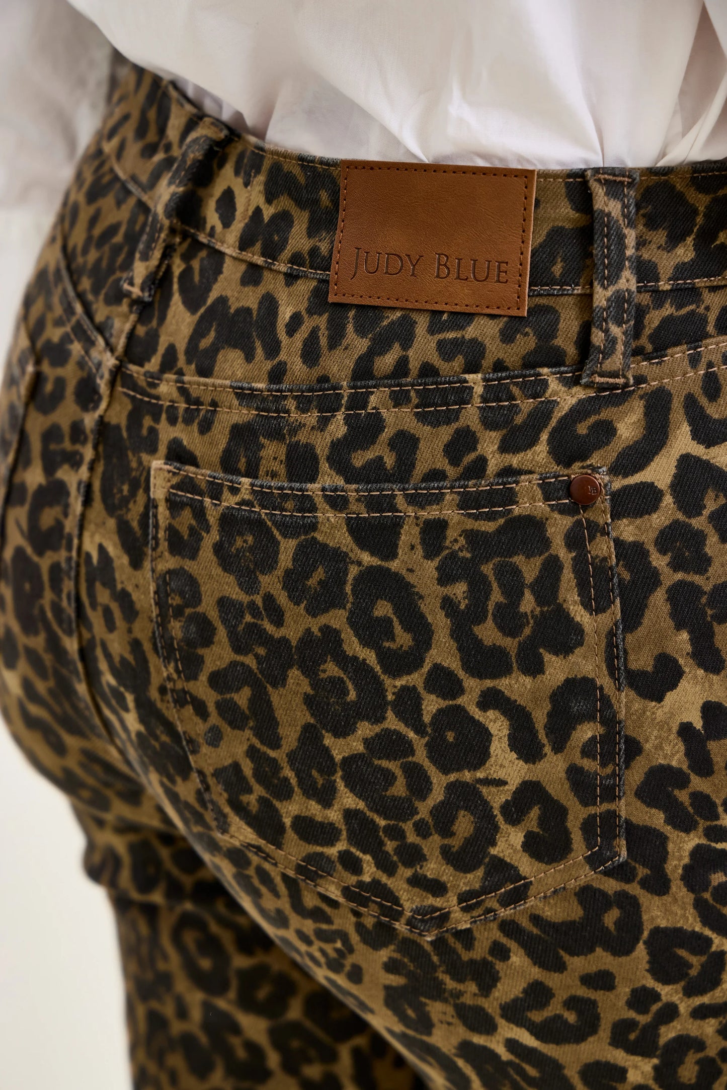 Judy Blue Leopard Bootcut