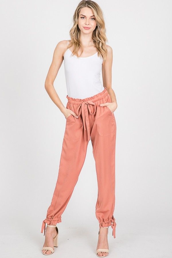 Silky Twill Pants