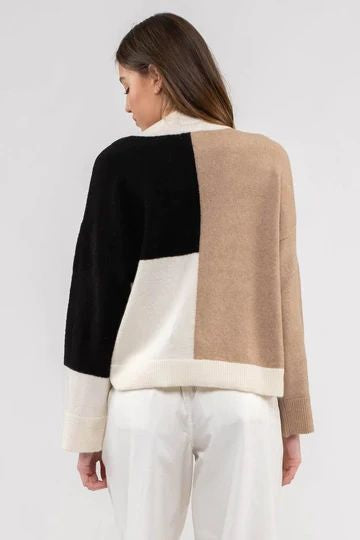 COLOBLOCK SWEATER