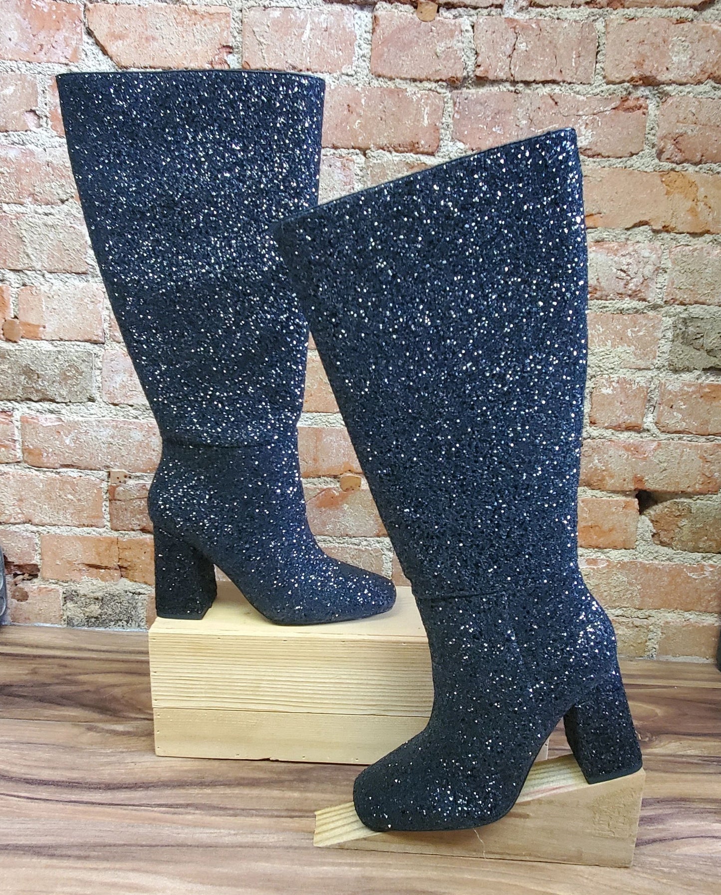 YOLO Glitter Boot