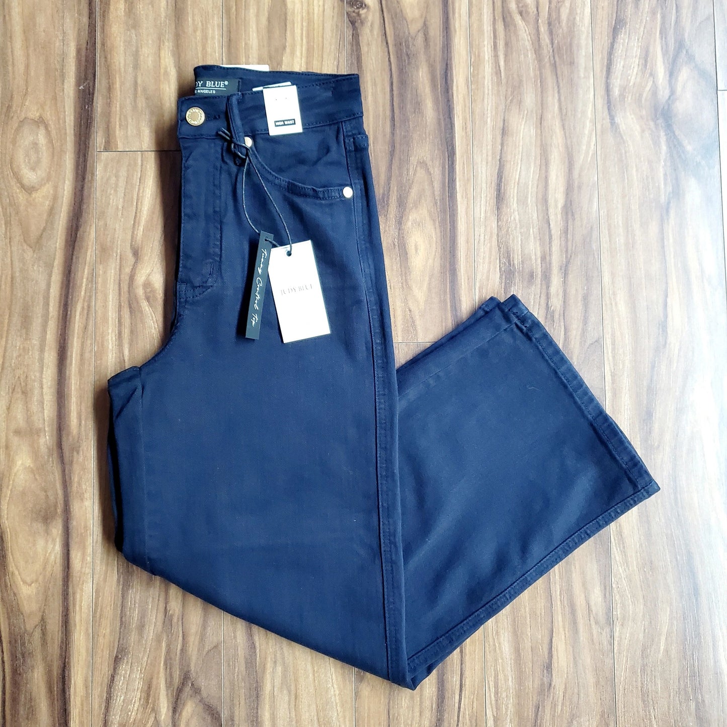 Judy Blue Garment Dyed Wide Crop