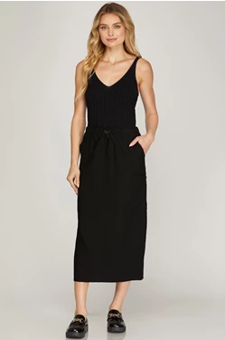 CARGO MIDI SKIRT