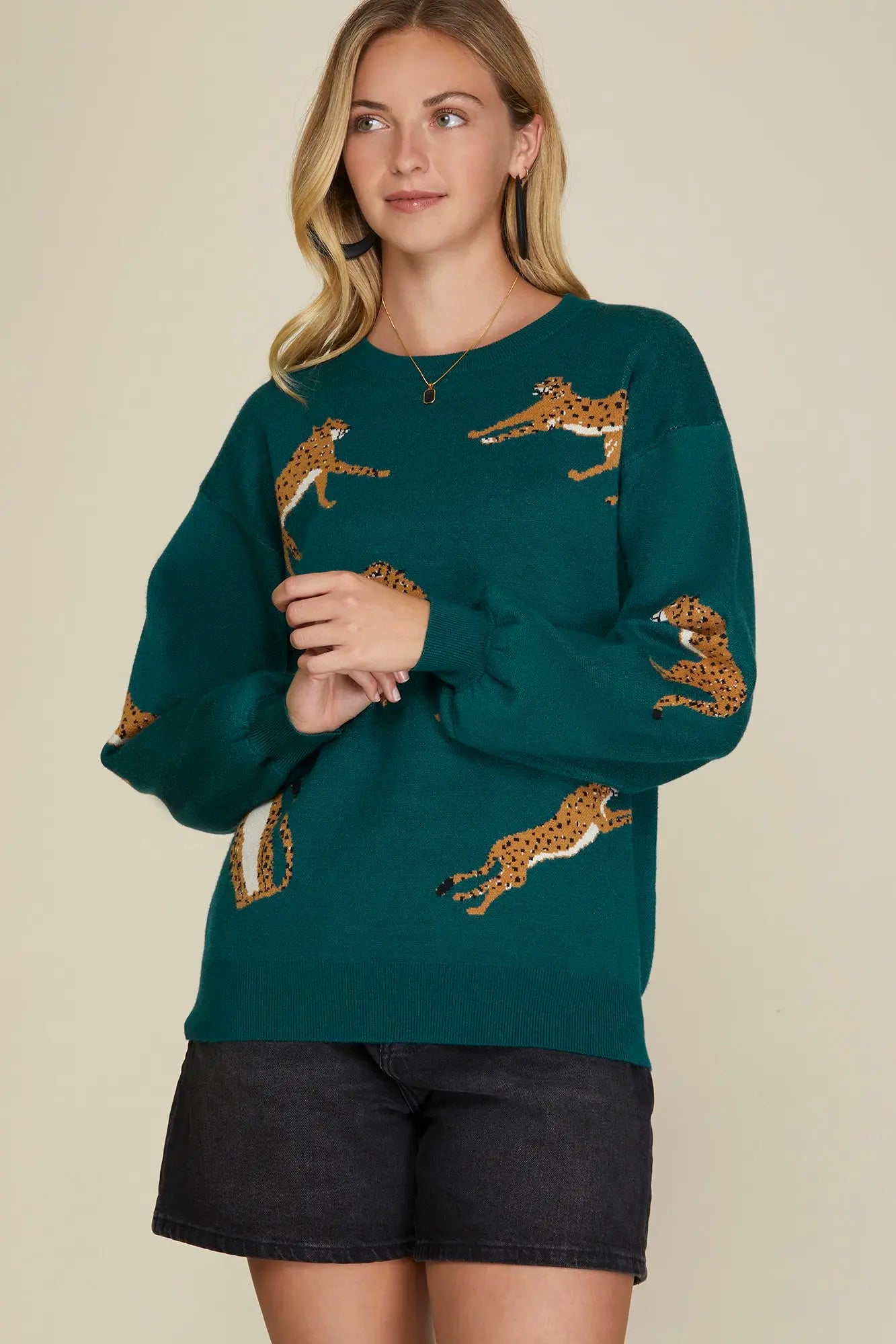 Cheetah Sweater