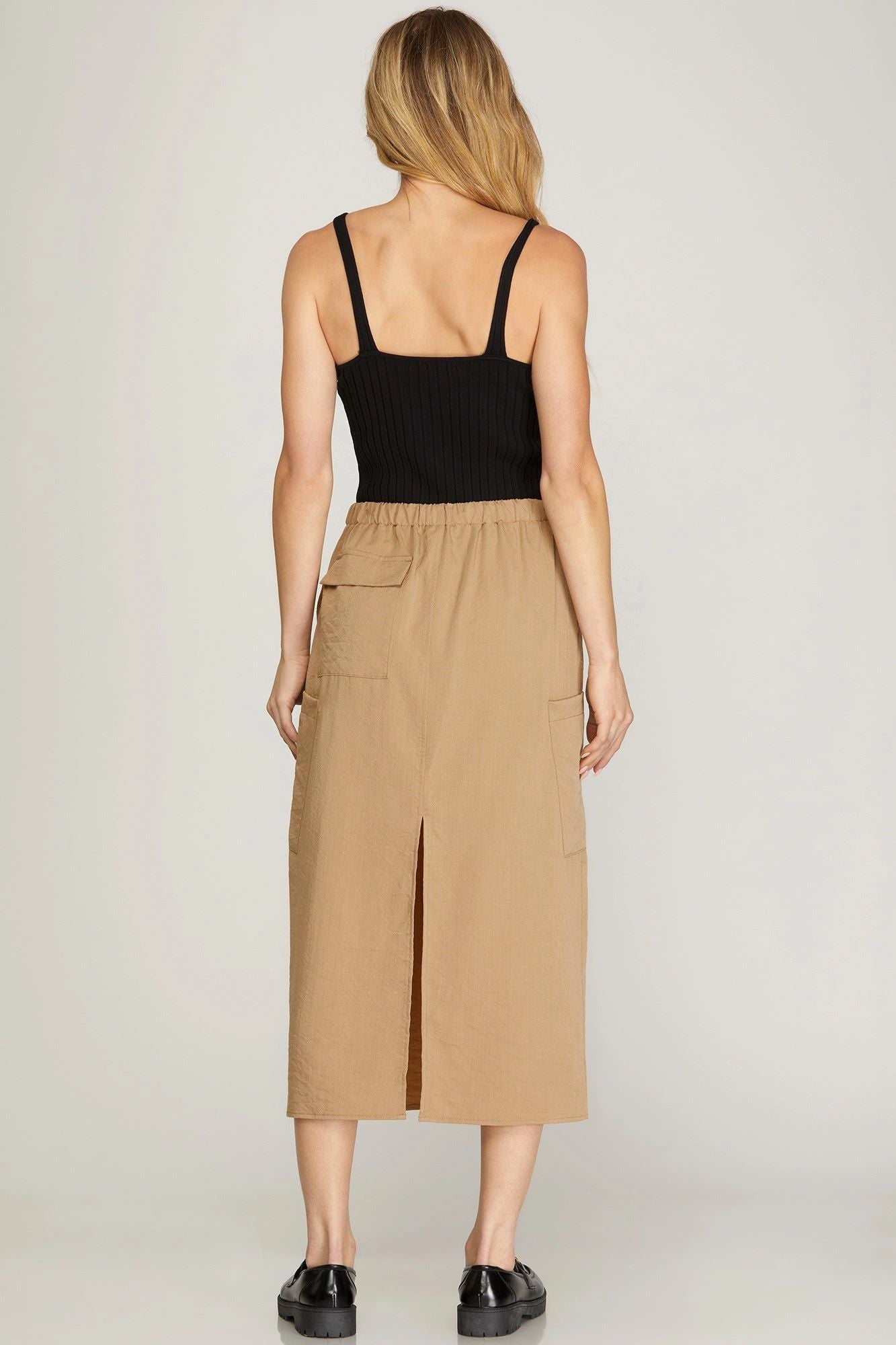 CARGO MIDI SKIRT