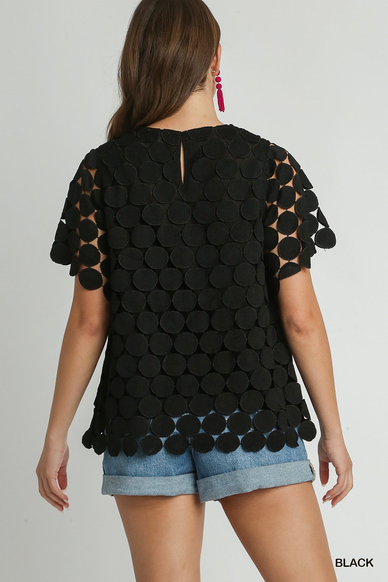 Polka Dot Lace Top