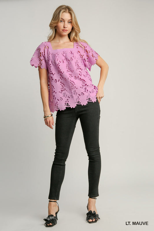 Floral Lace Top