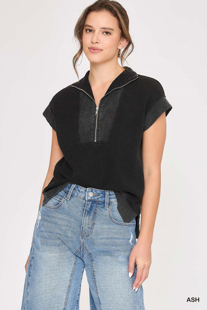 Mineral Wash Zip Up