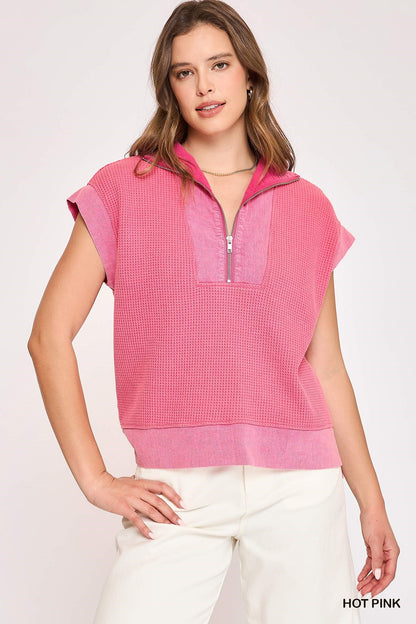 Mineral Wash Zip Up