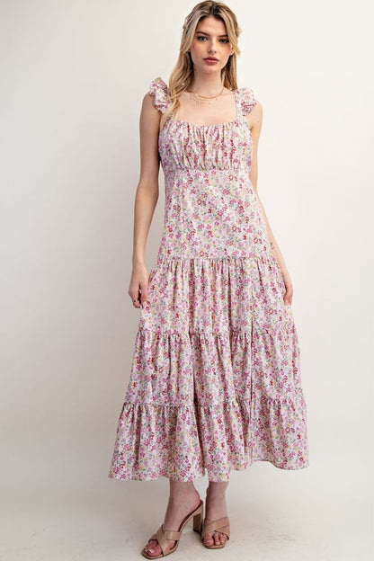 Garden Breeze Midi Dress