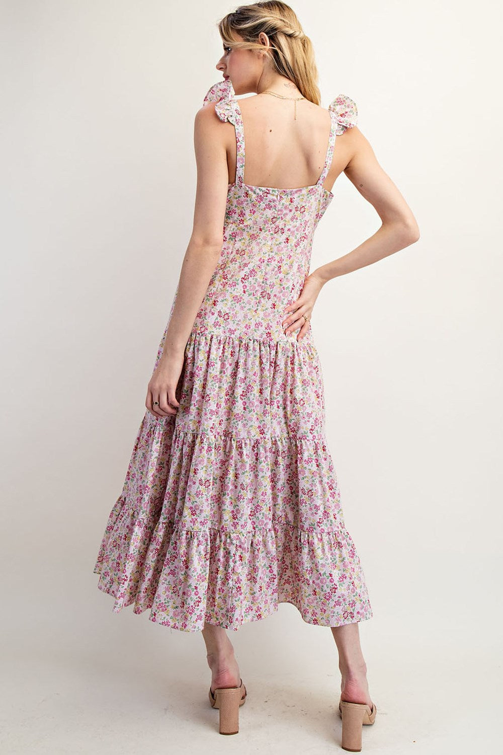 Garden Breeze Midi Dress