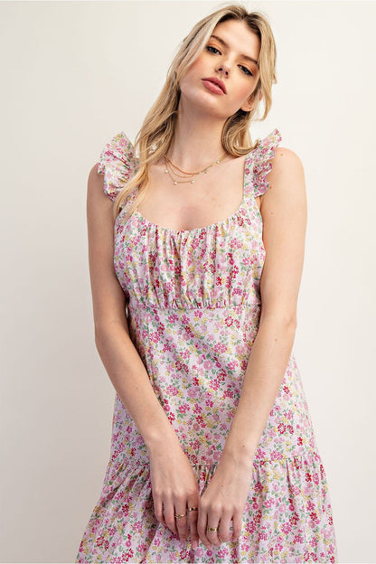 Garden Breeze Midi Dress