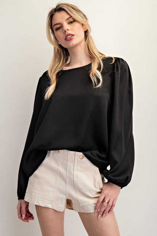 Satin Glow Blouse