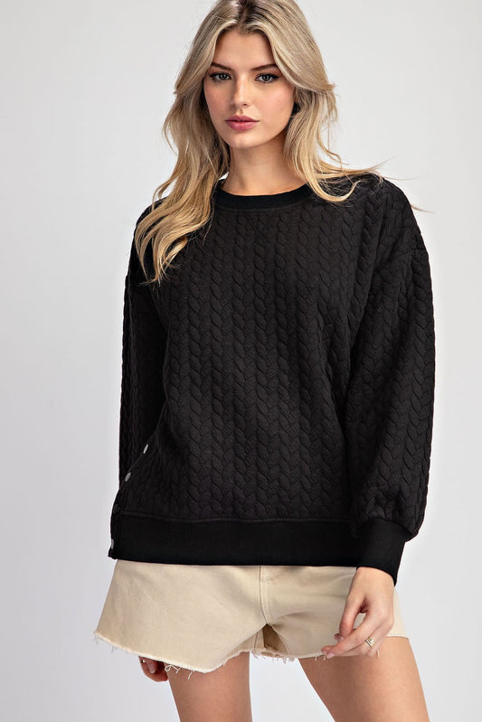 Textured Days Top