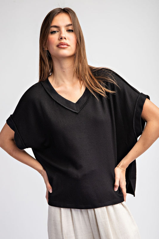 Dropped Shoulder Top