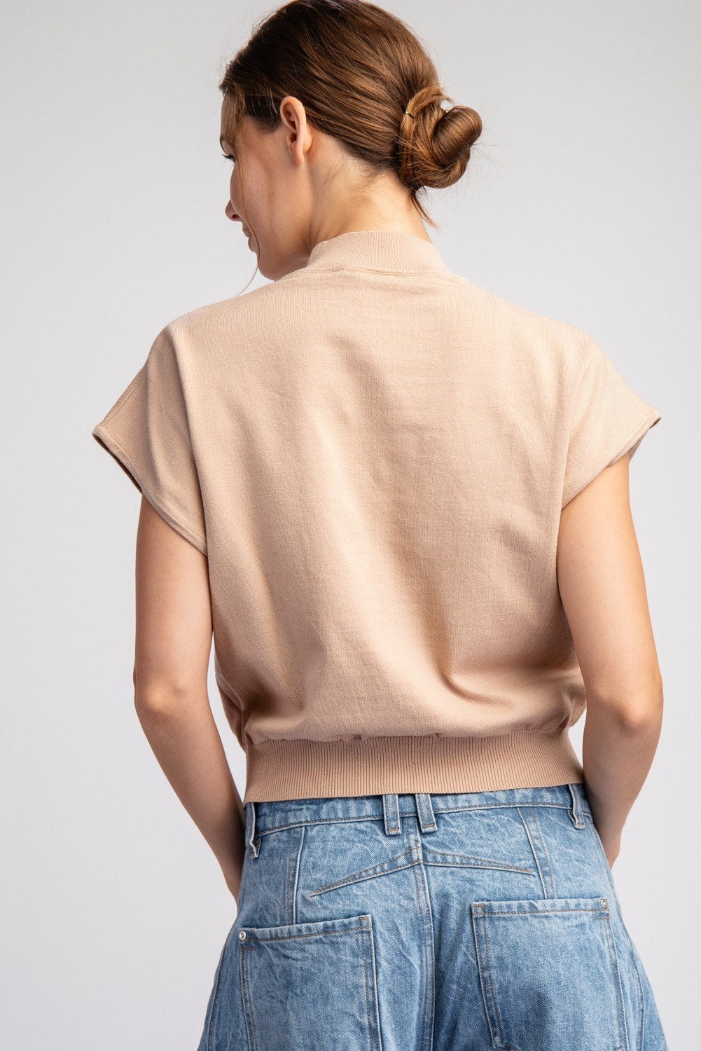 Pretty in Bows Mock Neck