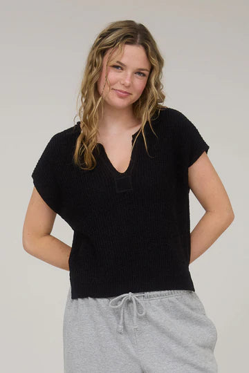 BATWING KNIT PULLOVER