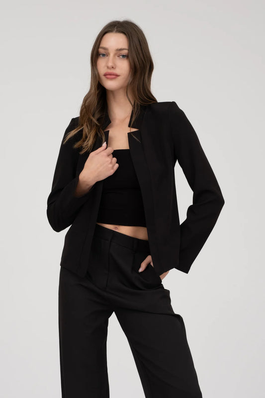 Notch Collar Blazer