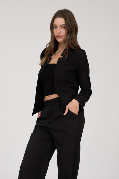 Notch Collar Blazer