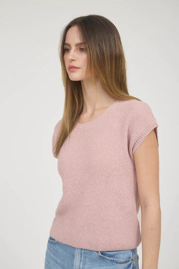BACK TIE KNIT SWEATER