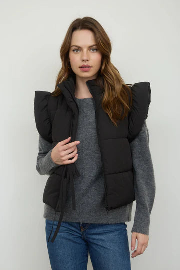 BOW PUFFER VEST