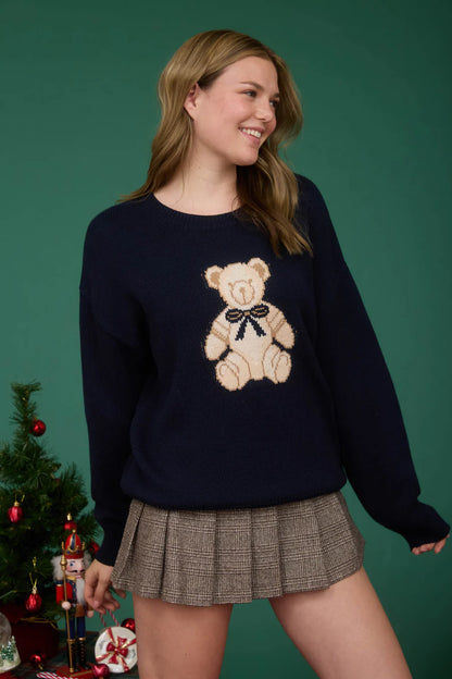 TEDDY JACQUARD SWEATER