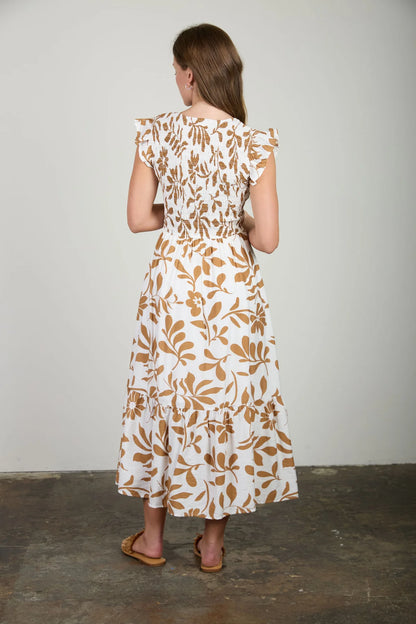 Meadow Bloom Midi Dress
