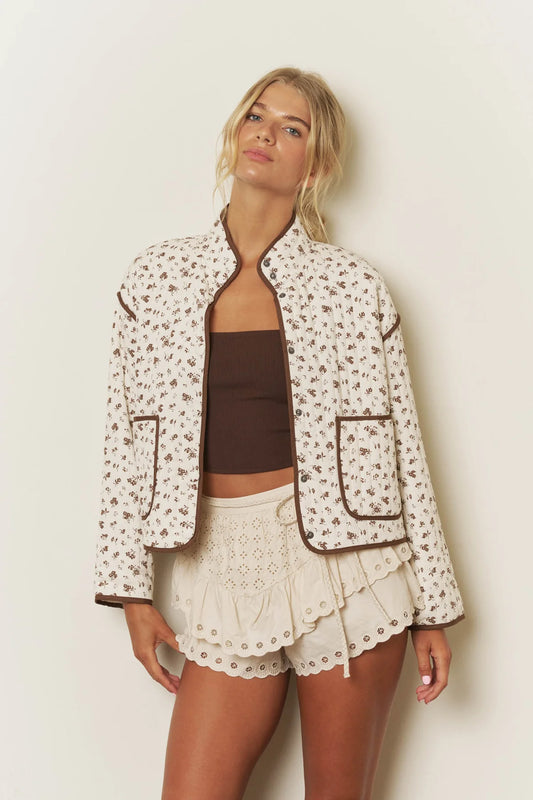 Floral Quilted Jacket