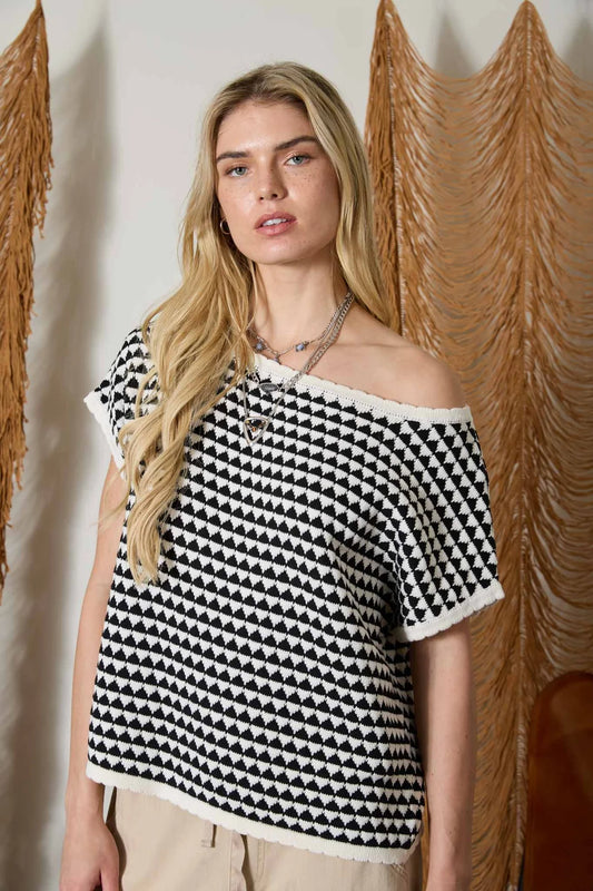 Cozy Geometry Sweater