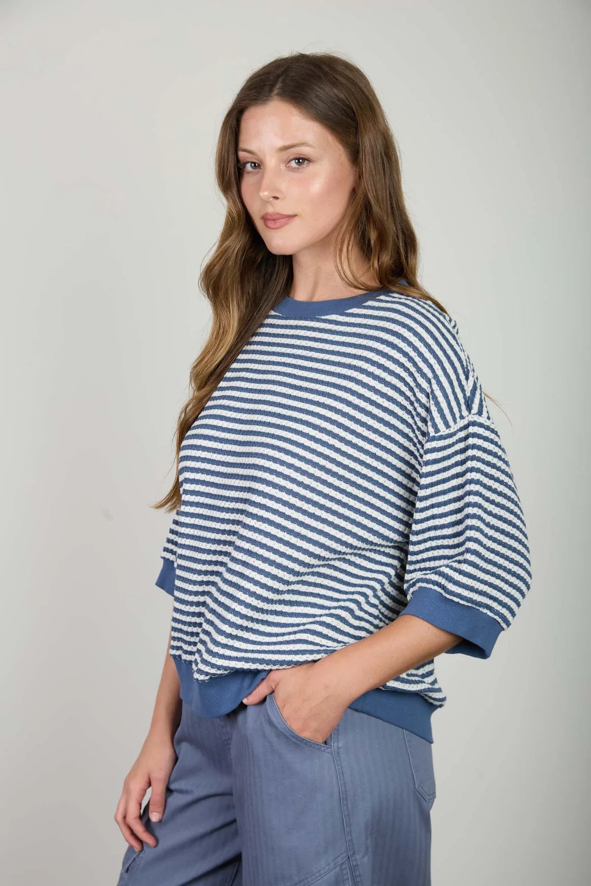 Cozy Coast Stripe Top